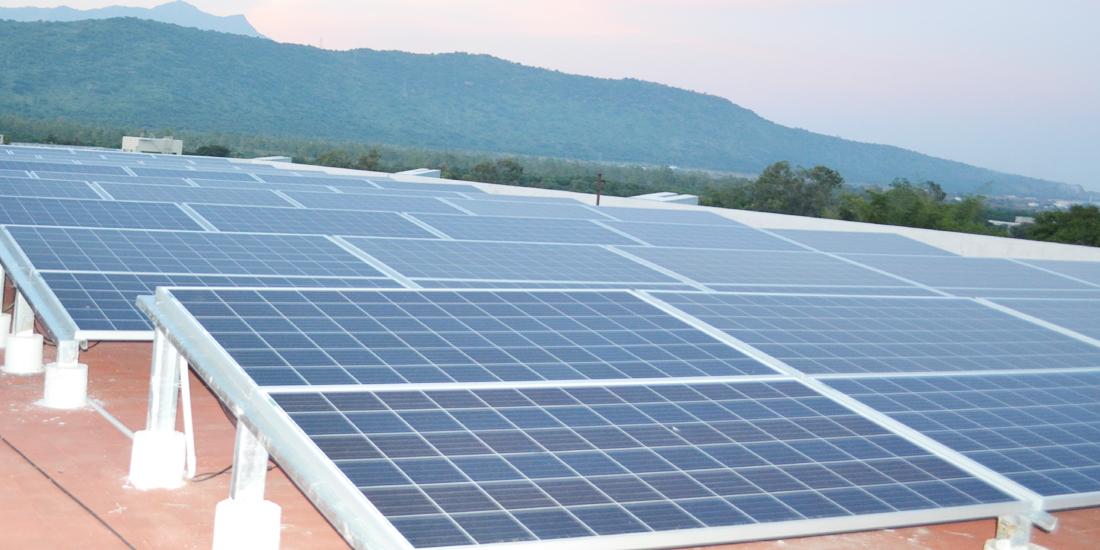 Solar Panels at Bharathiar University
